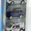  4Lü Die Cast Polis Seti