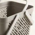 BUĞZ 4lü Gri Mutfak Düzenleyici Kulplu Sepet Banyo Çamaşır Organizer Seti