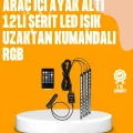 BUĞZ 4 Parça RGB LED Araç İçi Aydınlatma Sistemi
