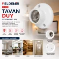 BUĞZ 40 Adet E27 Kolay Montaj Tavan Duy Bx40