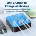 BUĞZ 40 Portlu 400w Hızlı Şarj İstasyonu 20x Usb + 20x Type-c Pd Çıkışlı Şarj Cihazı