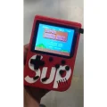 BUĞZ 400 Klasik Oyun İçeren Mini Retro Oyun Konsolu, Şarj Edilebilir ve Kırmızı Renk Seçeneği
