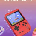  400 Oyunlu Mini Atari Gameboy Oyun Konsolu Gamebox Kollu Atari