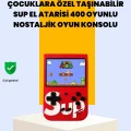BUĞZ 400 Oyunlu Taşınabilir Retro El Konsolu