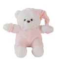 BUĞZ Pembe Renkli 30 cm Boyunda Yumuşak Peluş Ayıcık Oyuncak - Sevimli Tasarım