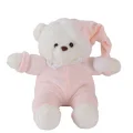 BUĞZ Pembe Renkli 30 cm Boyunda Yumuşak Peluş Ayıcık Oyuncak - Sevimli Tasarım