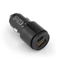 BUĞZ 45W PD USB Oto Şarj Kafa Hızlı Şarj Çakmaklık Adaptörü, USB-C ve USB-A Çıkışlı, iPhone ve Android Uyumlu