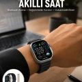 BUĞZ 49mm Akıllı Saat Amoled Ekranlı Kadın Erkek Kol Saati Plastik Kordon Yeni Nesil