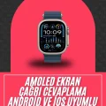 BUĞZ 49mm Akıllı Saat Amoled Ekranlı Kadın Erkek Kol Saati Plastik Kordon Yeni Nesil