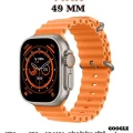 BUĞZ 49mm Ekranlı, GPS ve Nabız Sensörlü, Suya Dayanıklı, Titanyum Kordonlu Akıllı Saat