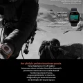 BUĞZ 49mm Gümüş Kasa ve Turuncu Çelik Kordonlu Akıllı Saat - Nabız, GPS, Uyku Takibi Özellikli
