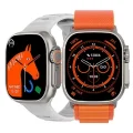 BUĞZ 49mm Siyah Kasa ve Turuncu Silikon Kordonlu Akıllı Saat - GPS, Nabız ve Uyku Takibi Özellikli