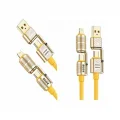 BUĞZ 4in1 Hızlı Şarj Ve Data Kablosu Type-c / Lightning / Micro Usb Pl-8631 Bx40