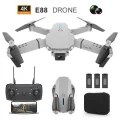 BUĞZ 4K Çift Kameralı Katlanabilir Drone, WiFi Kontrol ve Uzaktan Kumanda ile Kullanım