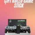  4k Game Stick Oyun Konsolu 2.4g Kablosuz Çift Kol Nostaljik Oyunlar