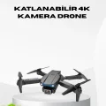 BUĞZ 4K Katlanabilir Drone Uzaktan Kontrollü Wi-Fi Görüntü Aktarımlı
