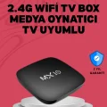  4K UHD Android Medya Oynatıcı 8 GB Hafıza 2 GB RAM Wi-Fi Destekli