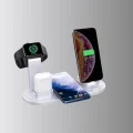 BUĞZ 4’lü Apple Kablosuz Şarj Standı iPhone Watch ve AirPods Çoklu Şarjlı
