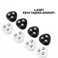 BUĞZ 4pcs 3 Bilya Tekerlekli Poşetli Mobilya Eşya Taşıma Aparatı 360° Bx40