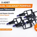 BUĞZ 5 Adet Manuel Hacamat Pompası Vakum Tabancası – Hacamat Kupası Uyumlu El Tipi Vakum Aparatı