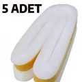 BUĞZ 5 Adet Yapışkanlı Kapı Altı (Eşik) Bandı Isı Yalıtım Süngeri 90 Cm