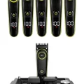BUĞZ 5 Başlıklı Şarjlı Tıraş Makinesi Led Ekran Saç Sakal Ense Tıraşına Uygun Bakım Seti - BUĞZ