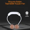  5 Kanatlı Sessiz Mini Fan 3 Vitesli Katlanabilir Asılabilir
