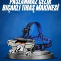 BUĞZ 5 LED Far Şarj Edilebilir Güçlü Kafa Lambası Kamp Lambası 4 Modlu