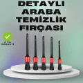 BUĞZ 5li Araç Temizlik Fırça Seti-Detaylı Temizlik İçin Çok Amaçlı Fırçalar