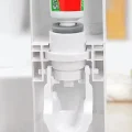 BUĞZ 5li Diş Fırçalık Macun Sıkıcı Seti Duvara Monte Beyaz Hijyenik Pratik Organizer