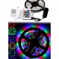 BUĞZ 5 Metre Rgb Şerit Led Seti-iç Ve Dış Mekan Silikonlu-tak Çalıştır Bx40