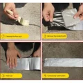 BUĞZ 5 metre x 10cm Çamur Bant Alüminyum İzolasyon Tamir Çatlak Bantı