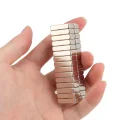 BUĞZ 50 Adet 20x10x5 Mm Neodyum Magnet N35 Güçlü Mıknatıs Köşeli Ve Dayanıklı Nikel Kaplama