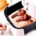 BUĞZ 50 Adet Air Fryer Pişirme Kağıdı Tek Kullanımlık Yağ Su Geçirmez Yapışmaz Deliksiz Düz Kare Model