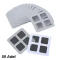 BUĞZ 50 Adet Banyo Gider Süzgeci, Sineklik Tamir Kiti