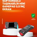 BUĞZ 500 Oyunlu El Tipi Taşınabilir Oyun Konsolu – Şarjlı ve TV Bağlantılı Model