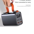 BUĞZ 50000 mAh Güçlü Powerbank Dijital Göstergeli Çoklu USB Çıkışlı