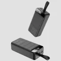 BUĞZ 50.000 mAh Kapasiteli Powerbank – Hızlı Şarj Destekli, 4 USB Portlu, LED Işıklı Taşınabilir Enerji Deposu
