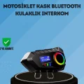 BUĞZ 500mAh Bataryalı Bluetooth 5.4  İnterkom LED Ekranlı FM Destekli