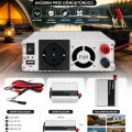 BUĞZ 500W 12V DC 220V AC İnverter USB Çıkışlı Fanlı Akü Güç Dönüştürücü Araç Kullanımı