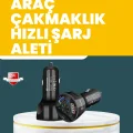BUĞZ 55W Hızlı Şarj Araç Çakmaklık Adaptörü QC 3.0 PD