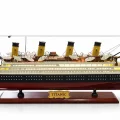 BUĞZ 55x23 cm Özel Tasarım Işıklı Ahşap Titanik Gemi