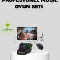 BUĞZ 5’i 1 Arada Mobil Oyun Seti Bluetooth 5.3 Klavye Mouse Dönüştürücü Gaming Kit