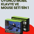  5in1 BT5.3 Mobil Oyun Kiti Klavye Mouse Dönüştürücü Seti