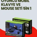  5in1 BT5.3 Mobil Oyun Kiti Klavye Mouse Dönüştürücü Seti