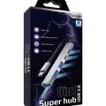  5in1 Metal Usb Hub – Yüksek Hızlı Çoklayıcı, 5 Bağlantı Noktalı, Dayanıklı Ve Taşınabilir Tasarım