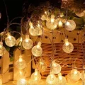 BUĞZ 5m 28 Led Kristal Top Gün Işığı Şeffaf Kablo Fişli Eklemeli Mz-18-14