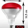 BUĞZ (6 Adet) 150W Kızılötesi Isıtıcılı Hayvan Isıtma ve Kuluçka Lambası (Kırmızı Işık) E27 (Kalın Duy) ( BUĞZ )