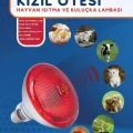 BUĞZ (6 Adet) 150W Kızılötesi Isıtıcılı Hayvan Isıtma ve Kuluçka Lambası (Kırmızı Işık) E27 (Kalın Duy) ( BUĞZ )