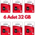  6 Adet Ultrahız 32gb Micro Sd Hafıza Kartı: Yüksek Performans Ve Geniş Depolama Kapasitesi